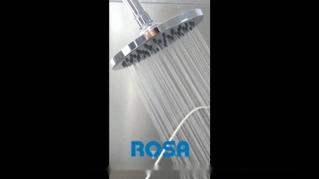 Regendusche, Badezimmer-Duschkopf, Dusche, Edelstahlplatte, 1 Funktion, 15,2 cm, quadratische Kopfbrause, Regendusche B28511, verchromte Oberfläche, wassersparend